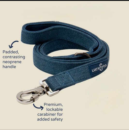 The denim wrangler leash